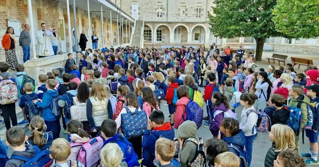 Bénédiction des cartables pour la rentrée